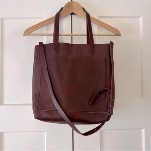 Madewell Medium Transport Tote in Burgundy